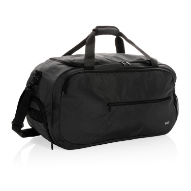 Logo trade advertising products picture of: Swiss Peak AWARE™ RPET sports duffel bag