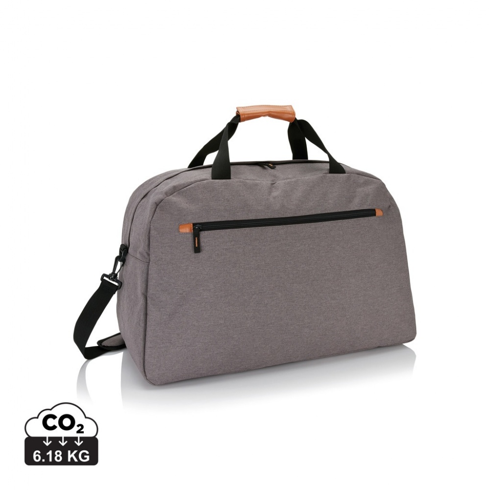 Logo trade corporate gifts picture of: Fashion duo tone travel bag