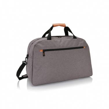 Logo trade business gift photo of: Fashion duo tone travel bag