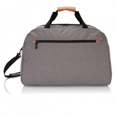 Logo trade promotional giveaway photo of: Fashion duo tone travel bag