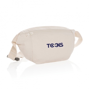 Logo trade business gift photo of: Impact AWARE™ 285gsm rcanvas hip bag undyed