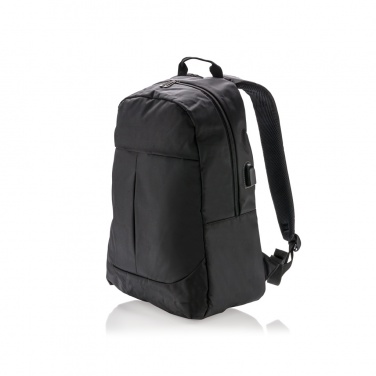 Logo trade business gift photo of: Power USB laptop backpack