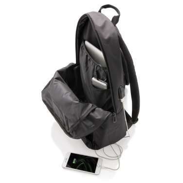 Logo trade advertising products image of: Power USB laptop backpack