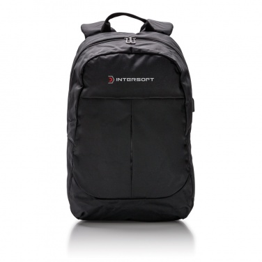 Logo trade promotional merchandise image of: Power USB laptop backpack