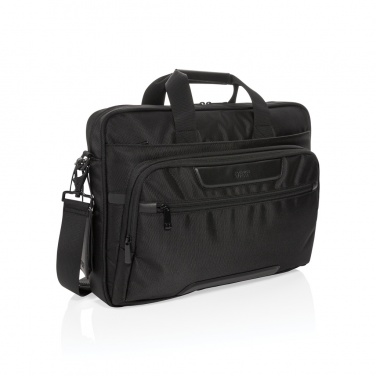 Logotrade corporate gifts photo of: Swiss Peak RPET Voyager RFID 15.6" laptop bag