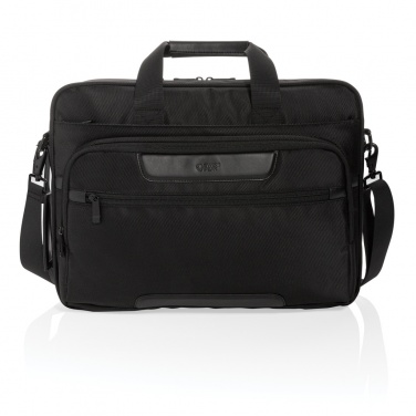 Logo trade advertising products picture of: Swiss Peak RPET Voyager RFID 15.6" laptop bag