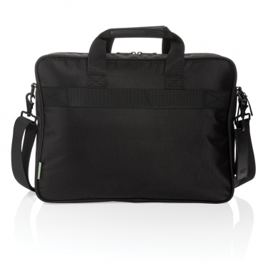 Logotrade promotional merchandise photo of: Swiss Peak RPET Voyager RFID 15.6" laptop bag