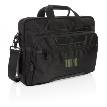 Logotrade promotional giveaway picture of: Swiss Peak RPET Voyager RFID 15.6" laptop bag