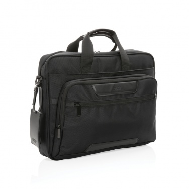 Logotrade promotional item picture of: Swiss Peak AWARE™ RPET Voyager 15.6" laptop bag