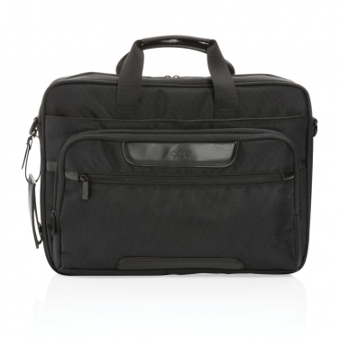 Logotrade business gift image of: Swiss Peak AWARE™ RPET Voyager 15.6" laptop bag