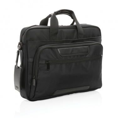 Logotrade promotional product image of: Swiss Peak AWARE™ RPET Voyager 15.6" laptop bag