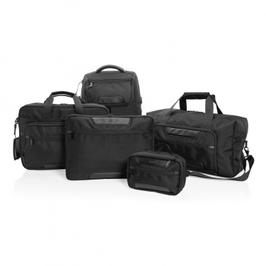 Logo trade promotional merchandise photo of: Swiss Peak AWARE™ RPET Voyager 15.6" laptop bag