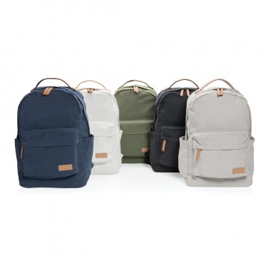 Logo trade promotional gift photo of: Impact AWARE™ 16 oz. recycled canvas backpack