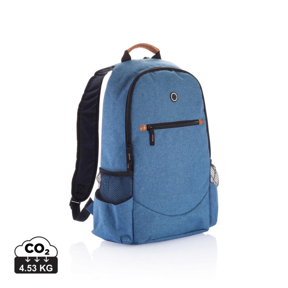 Logo trade promotional giveaways picture of: Fashion duo tone backpack