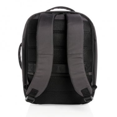 Logo trade corporate gift photo of: Impact AWARE™ RPET anti-theft 15.6" laptop backpack