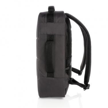 Logotrade promotional product image of: Impact AWARE™ RPET anti-theft 15.6" laptop backpack