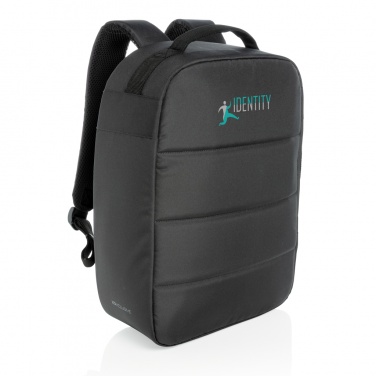 Logotrade promotional giveaway image of: Impact AWARE™ RPET anti-theft 15.6" laptop backpack