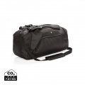 Swiss Peak RFID sports duffel & backpack, black