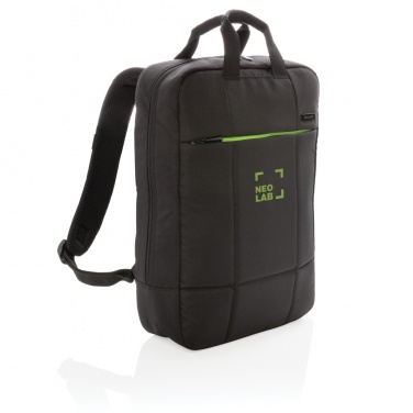 Logo trade promotional giveaways picture of: Soho business RPET 15.6" laptop backpack PVC free