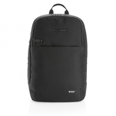 Logo trade promotional merchandise image of: Swiss Peak laptop backpack with UV-C steriliser pocket