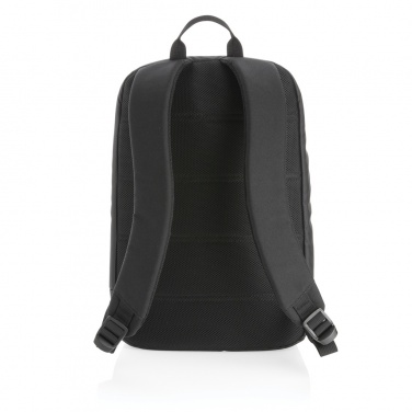 Logo trade promotional merchandise picture of: Swiss Peak laptop backpack with UV-C steriliser pocket