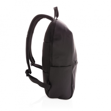 Logo trade promotional gifts picture of: Smooth PU 15.6"laptop backpack