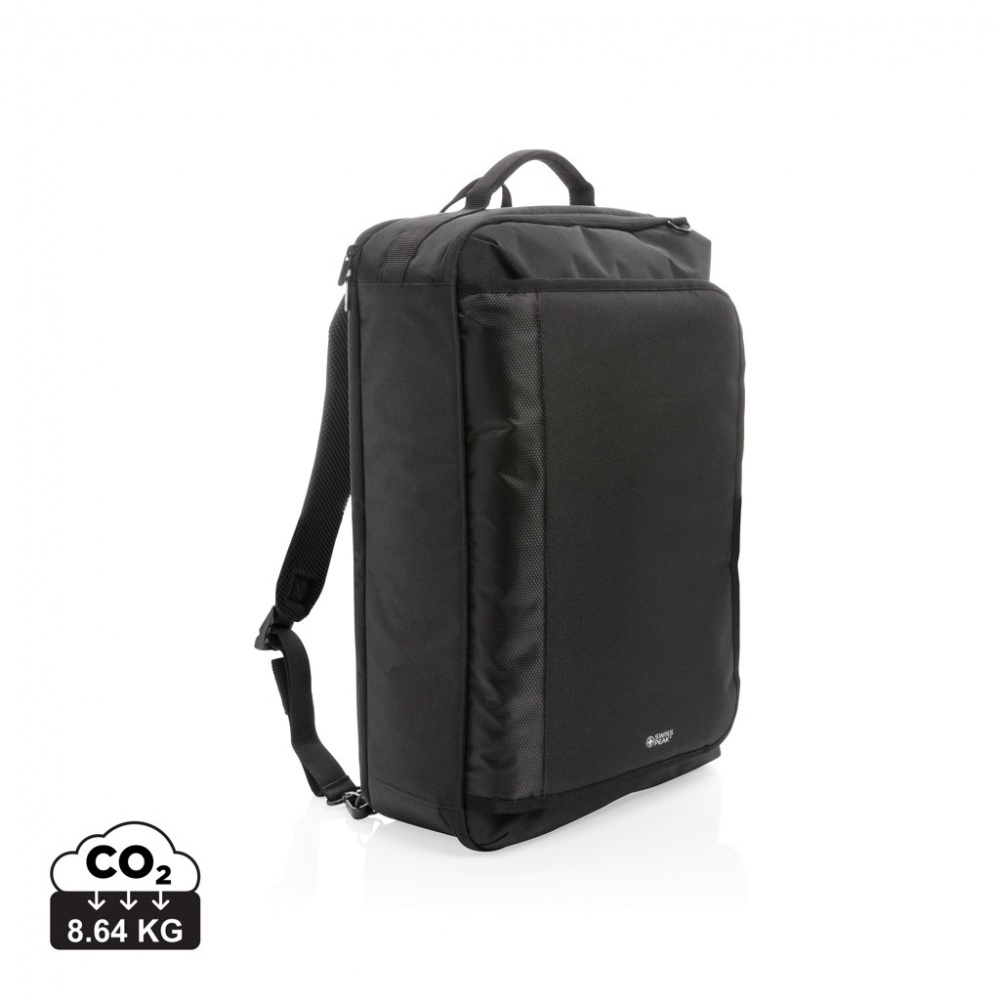 Logo trade business gift photo of: Swiss peak convertible travel backpack PVC free