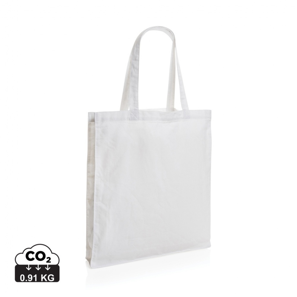 Logotrade promotional merchandise picture of: Impact AWARE™ Recycled cotton tote w/bottom 145g