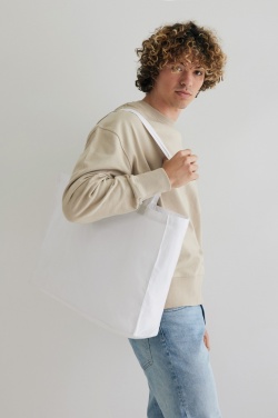 Logo trade promotional merchandise photo of: Impact AWARE™ Recycled cotton shopper 145g