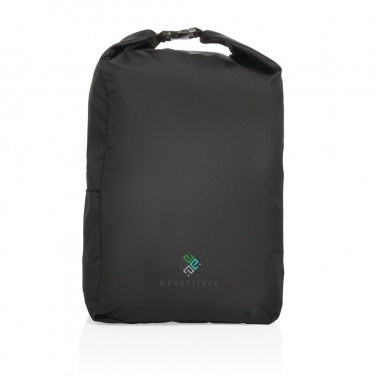 Logo trade promotional gifts image of: Impact AWARE™ RPET lightweight rolltop backpack