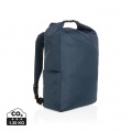 Impact AWARE™ RPET lightweight rolltop backpack, navy