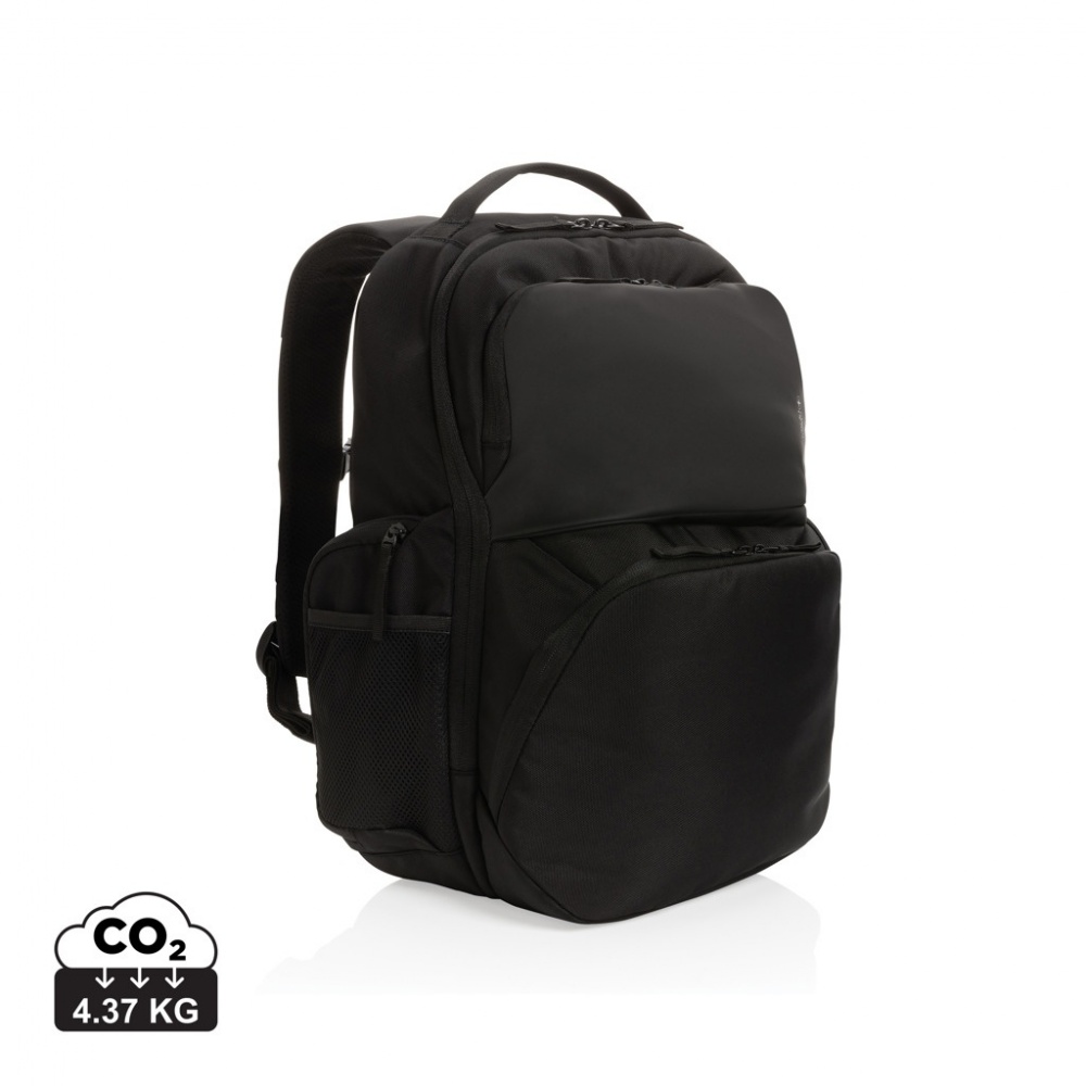 Logotrade promotional item image of: Swiss Peak AWARE™ RPET 15.6 inch commuter backpack