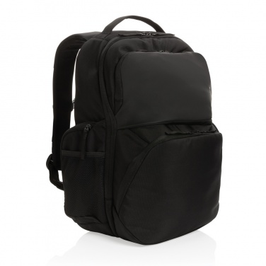 Logo trade promotional giveaway photo of: Swiss Peak AWARE™ RPET 15.6 inch commuter backpack