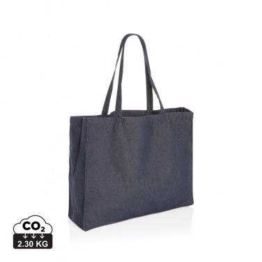 Logo trade promotional gifts image of: Impact AWARE™ recycled denim shopper