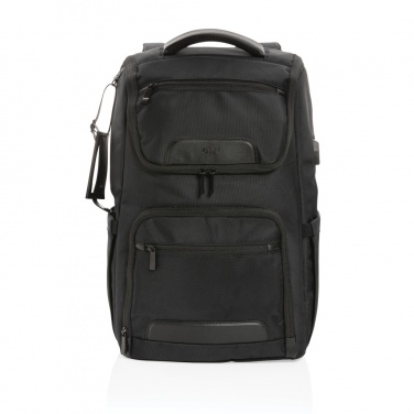 Logo trade promotional products picture of: Swiss Peak AWARE™ RPET Voyager 15.6" laptop backpack