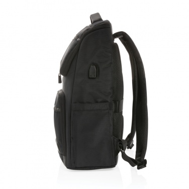 Logo trade corporate gifts picture of: Swiss Peak AWARE™ RPET Voyager 15.6" laptop backpack