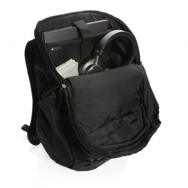 Logotrade promotional giveaway image of: Swiss Peak AWARE™ RPET 15.6 inch business backpack