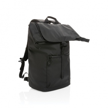 Logo trade promotional gifts image of: Impact AWARE™ RPET water resistant 15.6" laptop backpack