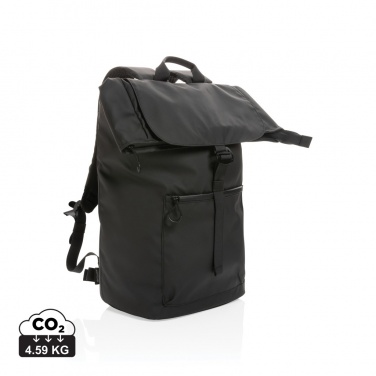 Logotrade advertising products photo of: Impact AWARE™ RPET water resistant 15.6" laptop backpack