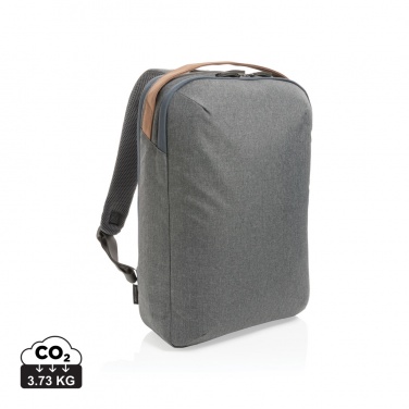 Logo trade business gift photo of: Impact AWARE™ 300D two tone deluxe 15.6" laptop backpack