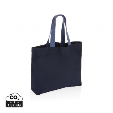 Logo trade corporate gift photo of: Impact Aware™ 240 gsm rcanvas large tote undyed