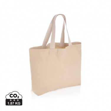 Logotrade business gift image of: Impact Aware™ 240 gsm rcanvas large tote undyed