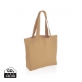 Impact Aware™ 240 gsm rcanvas shopper w/pocket undyed, brown