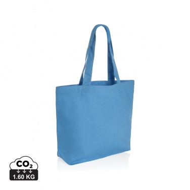 Logo trade promotional giveaway photo of: Impact Aware™ 240 gsm rcanvas shopper w/pocket