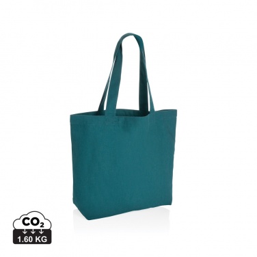 Logo trade promotional gift photo of: Impact Aware™ 240 gsm rcanvas shopper w/pocket