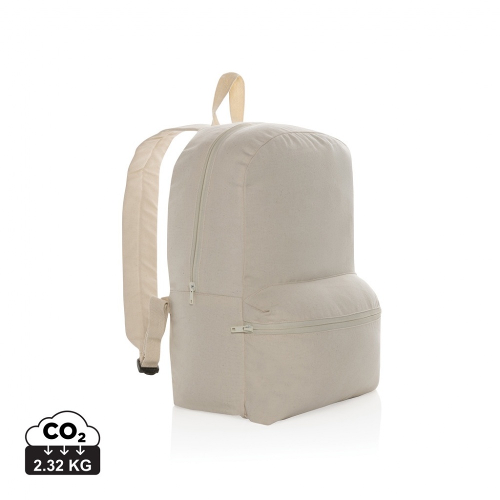 Logo trade promotional merchandise picture of: Impact Aware™ 285 gsm rcanvas backpack undyed