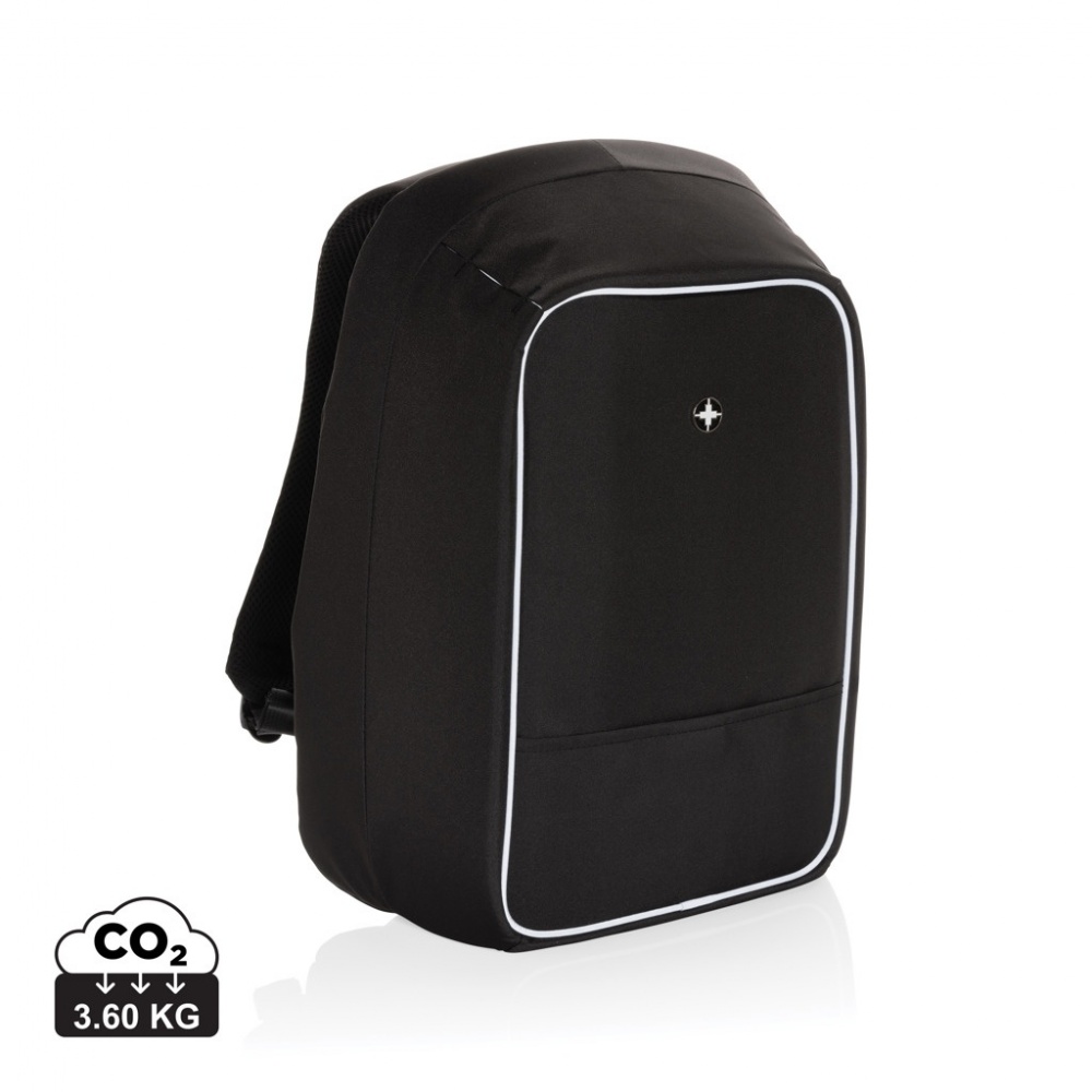 Logo trade corporate gifts picture of: Swiss Peak AWARE™ anti-theft 15.6" laptop backpack