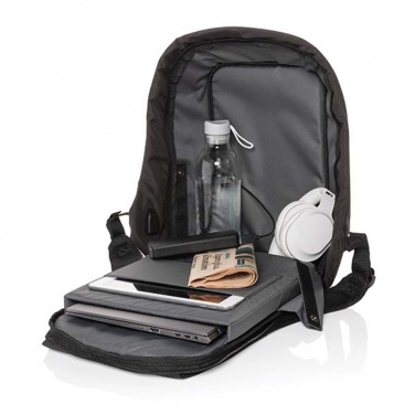 Logo trade promotional giveaways image of: Swiss Peak AWARE™ anti-theft 15.6" laptop backpack