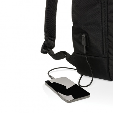 Logo trade promotional giveaways image of: Swiss Peak AWARE™ modern 15.6" laptop backpack