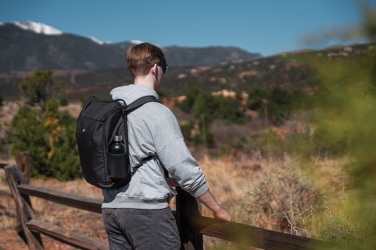 Logotrade promotional merchandise picture of: Swiss Peak AWARE™ easy access 15.6'' laptop backpack